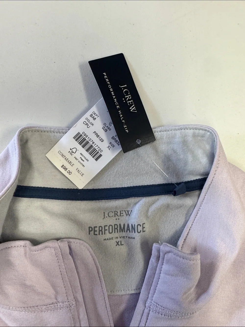 J. Crew light lavender